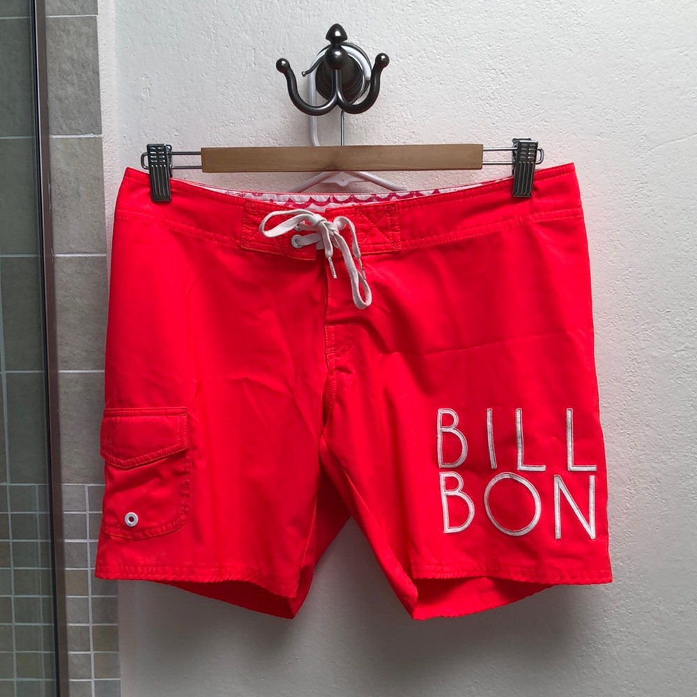 Neon Orange Billabong shorts